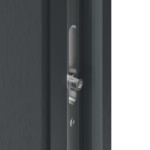 Haustür Kunststoff Premium F027 RAL 7016-RAL 7016 Detail Schließer