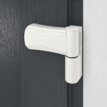 Haustür Kunststoff Premium F027 RAL 7016-RAL 7016 Detail Bänder