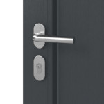 Haustür Kunststoff Premium F027 RAL 7016-RAL 7016 Detail Oberfläche