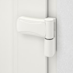 Haustür Kunststoff Premium F028 RAL 9016-RAL 9016 Detail Bänder