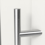 Haustür Kunststoff Premium F030 RAL 9016-RAL 9016 Detail Drücker