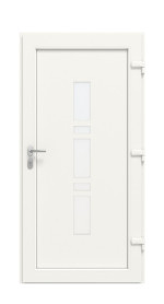 Haustür Kunststoff Premium F035 RAL 9016-RAL 9016 Frontansicht innen