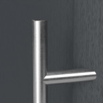 Haustür Kunststoff Premium F035 RAL 7016-RAL 7016 Detail Drücker