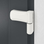 Haustür Kunststoff Premium F036 Anthrazit Struktur-Anthrazit Struktur Detail Bänder