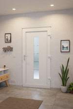 Haustür Kunststoff Premium F036 RAL 9016-RAL 9016 Stilwelt innen