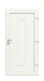 Haustür Kunststoff Premium F036 RAL 7016-RAL 9016 Frontansicht innen