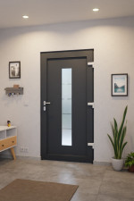 Haustür Kunststoff Premium F036 RAL 7016-RAL 7016 Stilwelt innen