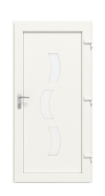 Haustür Kunststoff Premium F039 RAL 9016-RAL 9016 Frontansicht innen