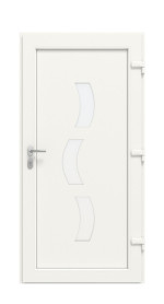 Haustür Kunststoff Premium F039 RAL 7016-RAL 9016 Frontansicht innen