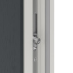 Haustür Kunststoff Premium F039 RAL 7016-RAL 9016 Detail Schließer