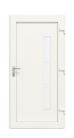 Haustür Kunststoff Premium F041 RAL 9016-RAL 9016 Frontansicht innen