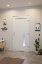 Haustür Kunststoff Premium F041 RAL 9016-RAL 9016 Stilwelt innen