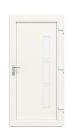 Haustür Kunststoff Premium F041 RAL 7016-RAL 9016 Frontansicht innen