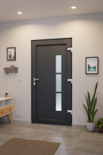 Haustür Kunststoff Premium F041 RAL 7016-RAL 7016 Stilwelt innen