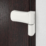 Haustür Kunststoff Premium F041 Mahagoni-Mahagoni Detail Bänder