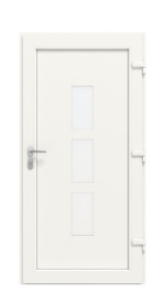 Haustür Kunststoff Premium F043 RAL 9016-RAL 9016 Frontansicht innen
