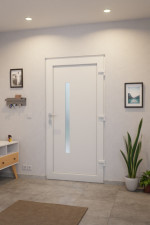 Haustür Kunststoff Premium F047 RAL 9016-RAL 9016 Stilwelt innen