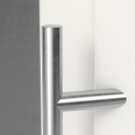Haustür Kunststoff Premium F047 RAL 9016-RAL 9016 Detail Drücker