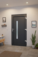 Haustür Kunststoff Premium F047 RAL 7016-RAL 7016 Stilwelt innen