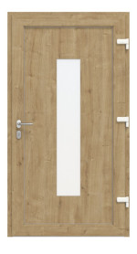 Haustür Kunststoff Premium F052 Polish Pine-Polish Pine Frontansicht innen