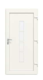 Haustür Kunststoff Premium F053 RAL 9016-RAL 9016 Frontansicht innen