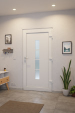Haustür Kunststoff Premium F053 RAL 9016-RAL 9016 Stilwelt innen