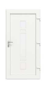 Haustür Kunststoff Premium F057 RAL 9016-RAL 9016 Frontansicht innen