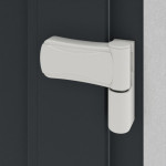 Haustür Kunststoff Premium T002 Anthrazit Struktur-Anthrazit Struktur Detail Bänder