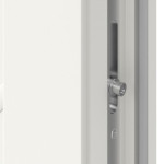 Haustür Kunststoff Premium T005 RAL 9016-RAL 9016 Detail Schließer
