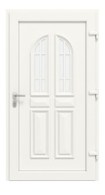 Haustür Kunststoff Premium T009 Sherwood-RAL 9016 Frontansicht innen
