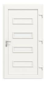 Haustür Kunststoff Premium T010 RAL 7016-RAL 9016 Frontansicht innen