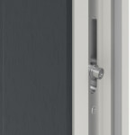 Haustür Kunststoff Premium T010 RAL 7016-RAL 9016 Detail Schließer