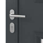 Haustür Kunststoff Premium T010 RAL 7016-RAL 7016 Detail Oberfläche