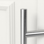 Haustür Kunststoff Premium T011 RAL 9016-RAL 9016 Detail Drücker