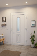 Haustür Kunststoff Premium T013 RAL 9016-RAL 9016 Stilwelt innen