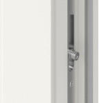 Haustür Kunststoff Premium T018 RAL 9016-RAL 9016 Detail Schließer