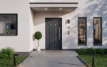 Haustür Kunststoff Premium T023 RAL 7016-RAL 9016 Stilwelt main