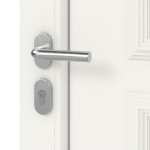 Haustür Kunststoff Premium T023 RAL 7016-RAL 9016 Detail Oberfläche