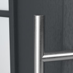Haustür Kunststoff Premium T029 RAL 7016-RAL 9016 Detail Drücker
