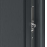 Haustür Kunststoff Premium T034 RAL 7016-RAL 7016 Detail Schließer