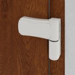 Haustür Kunststoff Premium T035 Golden Oak-Golden Oak Detail Bänder