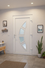 Haustür Kunststoff Premium T035 RAL 7016-RAL 9016 Stilwelt innen