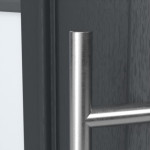 Haustür Kunststoff Premium T036 RAL 7016-RAL 9016 Detail Drücker