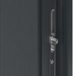 Haustür Kunststoff Premium T036 RAL 7016-RAL 7016 Detail Schließer