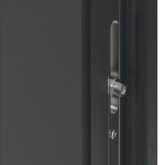 Haustür Kunststoff Premium T036 Anthrazit Struktur-Anthrazit Struktur Detail Schließer