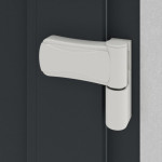 Haustür Kunststoff Premium T043 Anthrazit Struktur-Anthrazit Struktur Detail Bänder