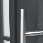 Haustür Kunststoff Premium T043 RAL 7016-RAL 7016 Detail Drücker