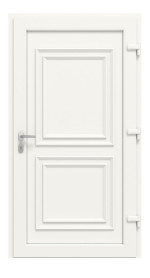 Haustür Kunststoff Premium T046 RAL 9016-RAL 9016 Frontansicht innen
