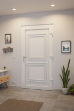 Haustür Kunststoff Premium T046 RAL 9016-RAL 9016 Stilwelt innen