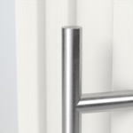Haustür Kunststoff Premium T047 RAL 9016-RAL 9016 Detail Drücker
